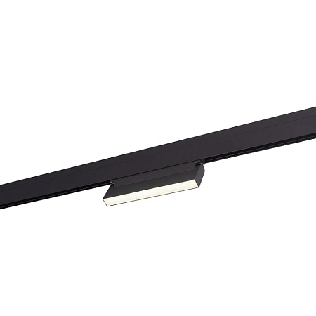 Магнитный трековый светильник Черный LED 1*12W 3000K 720Lm Ra>90 120 IP20 L219xW22xH108 ST363.436.12 - фото