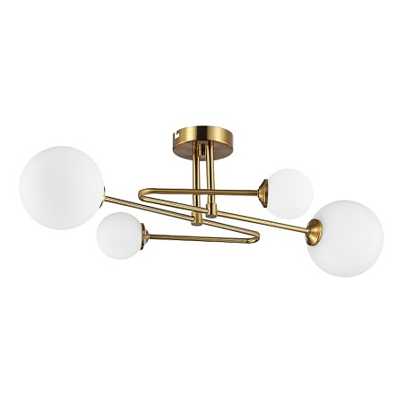 Светильник потолочный Латунь/Белый G9 LED 4*5W SLE2211-302-04 - фото