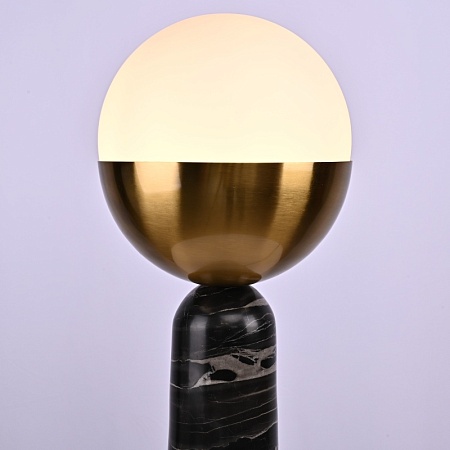 Настольная Лампа Marble Globe Black Imperiumloft 168473-22 - фото