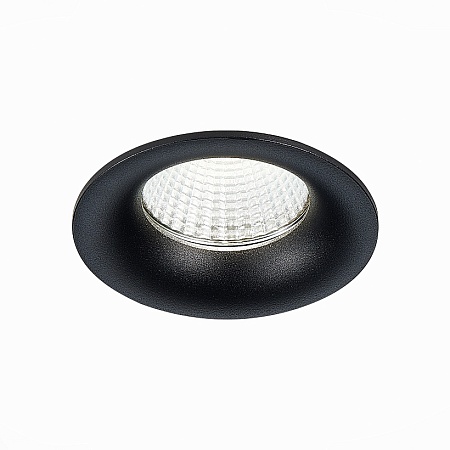 Св-к встр. Черный LED 1*10W 4000K 900Lm Ra>90 38° IP20 D85xH75 170-240V ST703.448.10 - фото