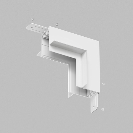 TR2118-WH Угол стена-потолок встраиваемый под ГКЛ SMART, белый - фото