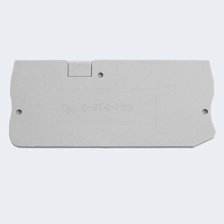 Торцевая заглушка для ЗНИ LD573 4 мм²  (JXB PT 4), серый, LD582-1-40 - фото