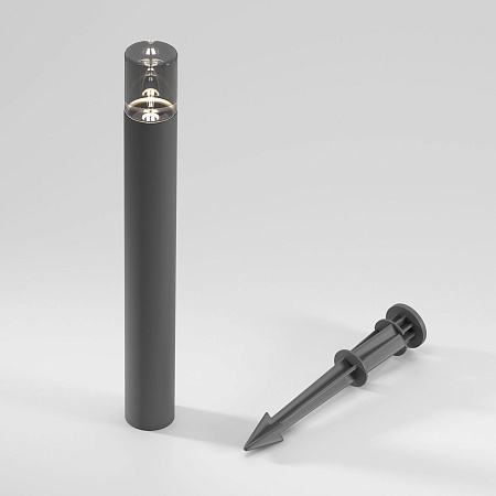 Светильник садово-парковый светодиодный Hidden серый 35166/F серый Elektrostandard - фото