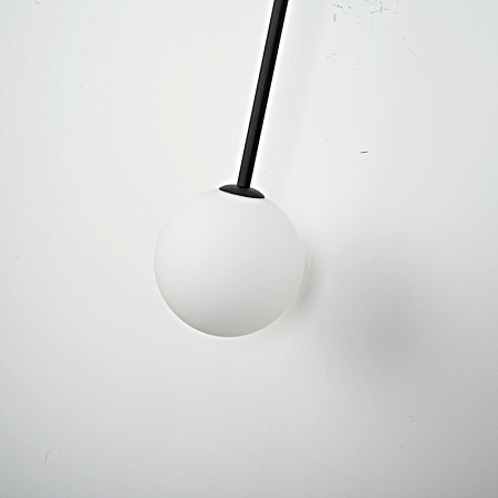Настенный Светильник Lines Ball 100 Black Imperiumloft 140827-26 - фото