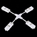 X- образный коннектор Skyline 220 ST-Luce Белый ST015.522.20 - фото