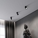 Светильник потолочный поворотный светодиодный Rolly 9W 4000K черный 25112/LED Elektrostandard - фото
