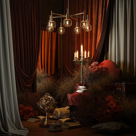 Потолочный светильник Freya Fero FR5366CL-07BS - фото