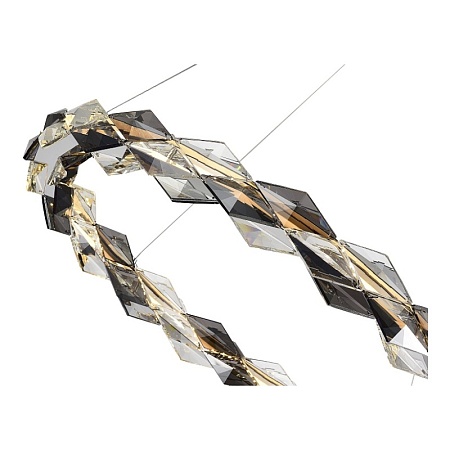 Люстра подвесная ST-Luce Хром/Прозрачно-Дымчатый LED 1*30W 3000K SL6009.103.01 - фото