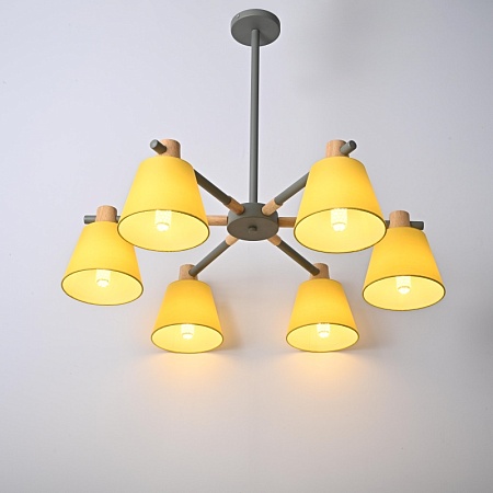 Потолочная Люстра На Штанге Natura A Yellow 6 Imperiumloft 177989-26 - фото