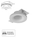 Точечный встраиваемый светильник Arte Lamp INVISIBLE A9282PL-1WH - фото
