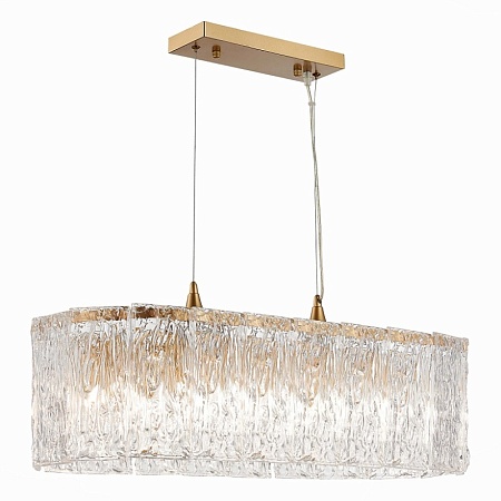 Светильник подвесной Золотистый/Прозрачный E27 10*40W SLE283203-10 - фото