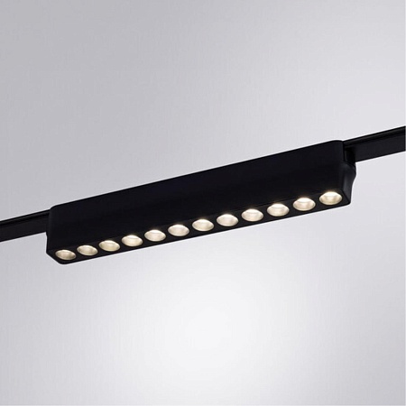 Магнитный трековый светильник Arte Lamp RAPID A6154PL-1BK - фото