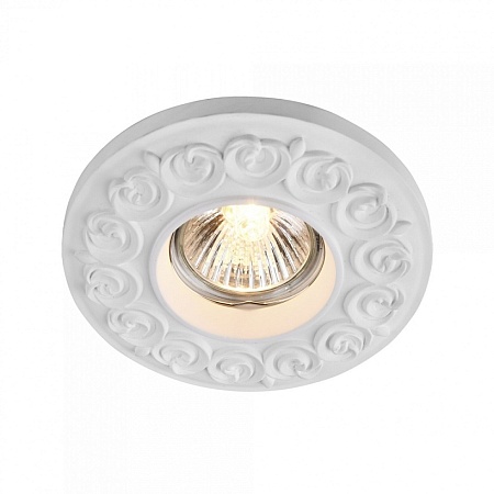Встраиваемый светильник Maytoni Gyps Classic DL279-1-01-W - фото