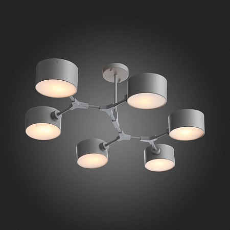 Светильник потолочный Серый/Серый E14 6*60W SLE183702-06 - фото