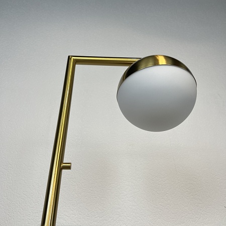 Торшер Geneva Single Glass Globe Floor Lamp Imperiumloft 85499-22 - фото