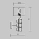 Настенный светильник (бра) Maytoni Talento DIA008WL-01CH - фото