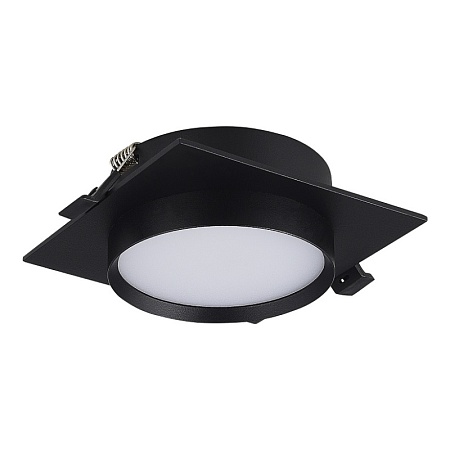 Св-к встр. Черный GX53 1*50W IP20 L109xW109xH43 220V Без ламп ST258.418.01 - фото