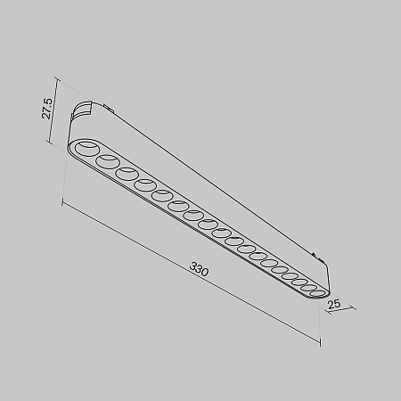 Трековый светильник Technical Points  TR082-1-18W3K-M-W - фото