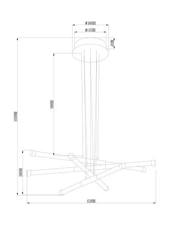 Подвесной светильник Freya FR6098PL-L64BZ - фото