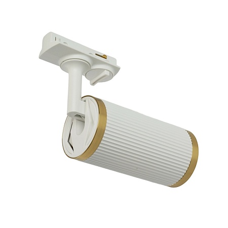 Светильник Feron AL174 трековый однофазный на шинопровод под лампу GU10, белый античное золото - фото