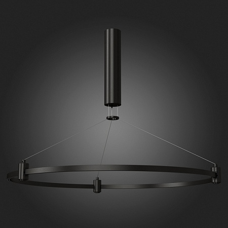 Шинопровод-кольцо FARM с подвесами и основанием под блок питания ST-Luce Черный ST025.413.00 - фото