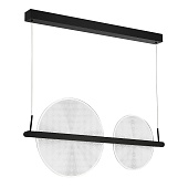Светильник подвесной ST-Luce Черный/Прозрачный LED 1*24W 4000K SL6233.403.24