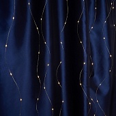 Светодиодная гирлянда Feron CL590 занавес типа Роса 2*2м  + 2м 2700К USB, прозрачный шнур