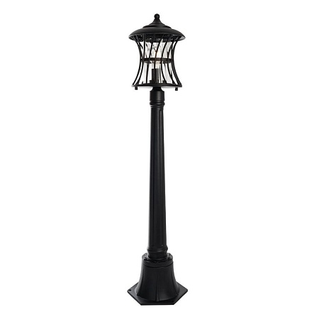 Светильник садово-парковый Feron PL526  столб 60W E27 230V, черный - фото