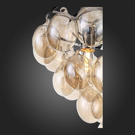 Светильник подвесной ST-Luce Хром/Коньячный E27 5*60W SL432.203.05 - фото