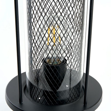 Светильник садово-парковый Feron PL726  столб 60W E27 230V, черный - фото