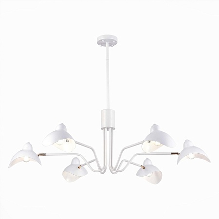 Люстра подвесная ST-Luce Белый/Белый E14 6*60W SL1801.513.06 - фото