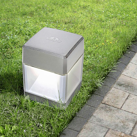 Светильник ландшафтный, Fumagalli DS1.561.000.LXG1K, 3W 230V GX53 серый - фото
