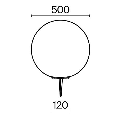 Ландшафтный светильник Outdoor Erda O594FL-01W1 - фото