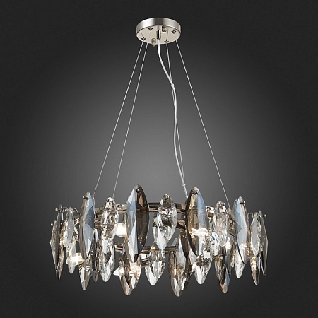 Люстра подвесная ST-Luce Никель/Прозрачный E14 8*40W SL1227.103.08 - фото