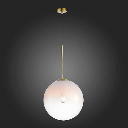 Подвес ST-Luce Золотистый/Прозрачно-белый E27 1*60W SL1190.223.01 - фото