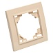 Рамка 1-местная STEKKER, PFR00-9001-02, серия Эрна, слоновая кость - фото