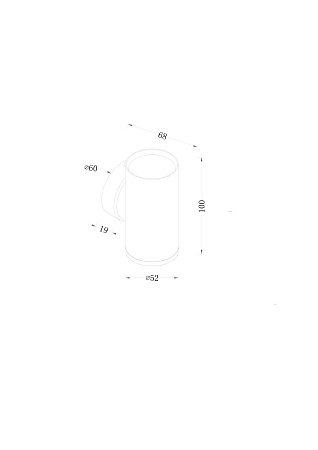 Настенный светильник (бра) Technical FOCUS S C068WL-01W - фото