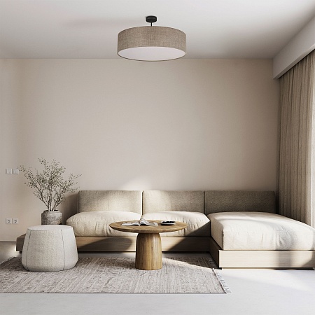Потолочный светильник TK Lighting 6248 Rondo Linen - фото