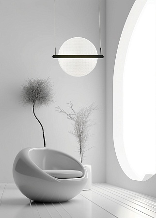 Светильник подвесной ST-Luce Черный/Прозрачный LED 1*15W 4000K SL6233.403.15 - фото