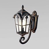 Уличный настенный светильник Mira U черное золото IP44 Mira U черное золото Elektrostandard