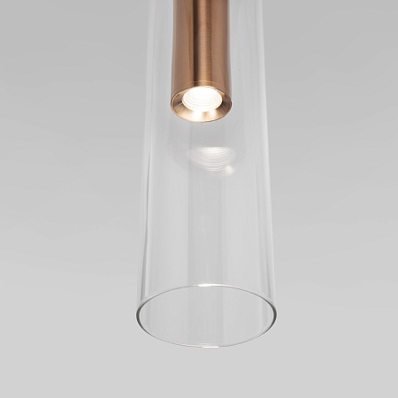 Подвесной светильник Eurosvet 50253/1 LED латунь - фото