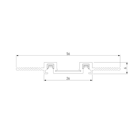 Шинопровод встраиваемый (2м) Flat Magnetic 85130/00 Elektrostandard - фото