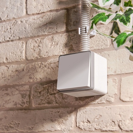 Выключатель одноклавишный влагозащищенный Gallant белый WL15-01-02 - фото