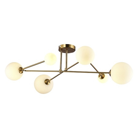 Светильник потолочный Латунь/Белый G9 LED 6*5W SLE2211-302-06 - фото