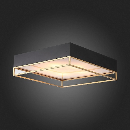 Светильник потолочный ST-Luce Черный, Матовое золото/Белый E27 5*40W SL1127.422.05 - фото