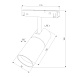 Slim Magnetic R03 Трековый светильник 20W 4200K черный 85013/01 85013/01 Elektrostandard - фото