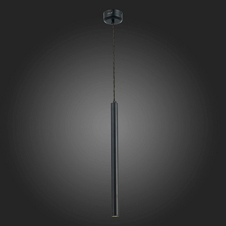 Светильник подвесной Черный LED 1*3W 4000K 255Lm Ra IP20 D30xH1 500 180-240V ST153.443.03 - фото