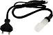 Сетевой шнур для кругл. дюралайта LED-R2W, шнур 0,8м, LD122 - фото