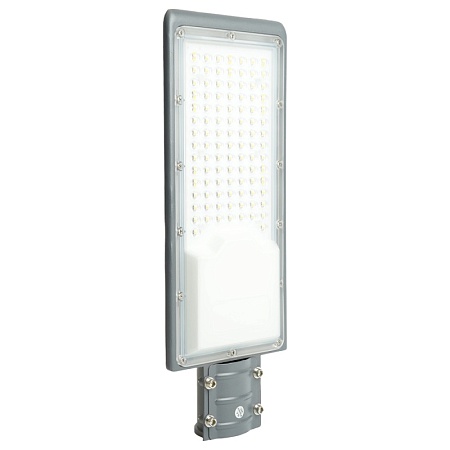 Светодиодный уличный консольный светильник Feron SP3034 80W 6400K 230V, серый - фото