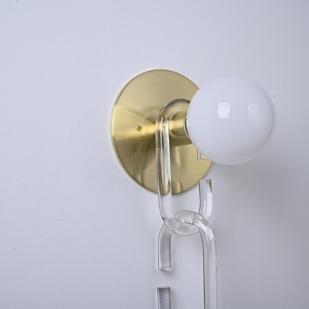 Настенный Светильник Chain Wall Прозрачный Imperiumloft 178089-26 - фото